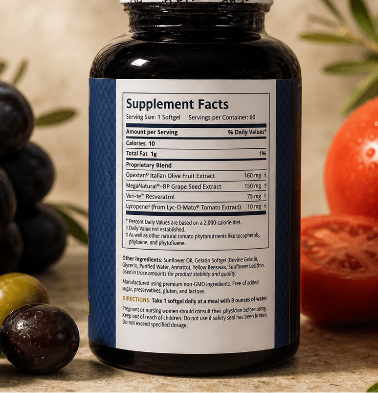 Olivino Essential – The Three Key Fruits of the Mediterranean Diet® in a SoftGel - OlivinoLife, Inc.