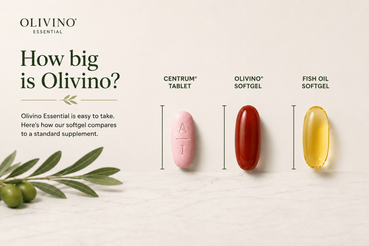 Olivino Essential – The Three Key Fruits of the Mediterranean Diet® in a SoftGel - OlivinoLife, Inc.