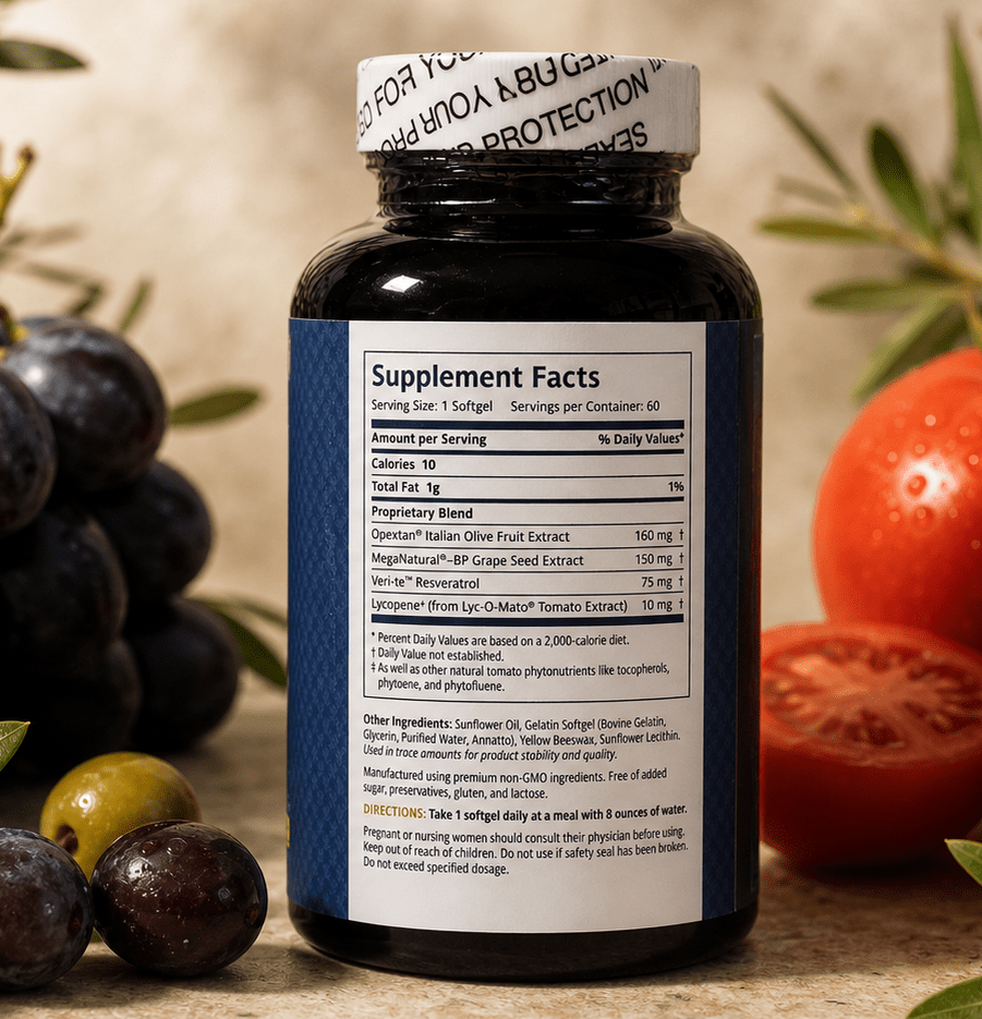Olivino Essential – The Three Key Fruits of the Mediterranean Diet® in a SoftGel - OlivinoLife, Inc.