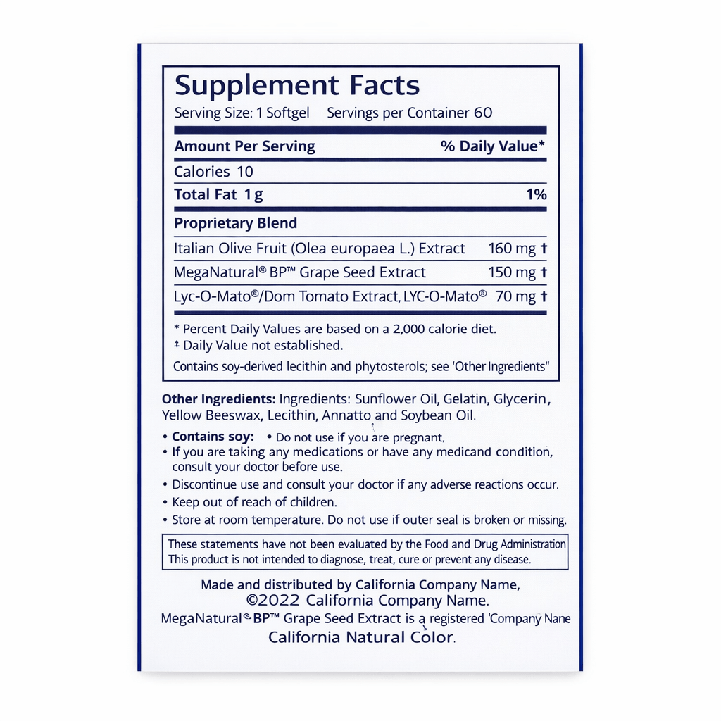 Olivino Essential – The Three Key Fruits of the Mediterranean Diet® in a SoftGel - OlivinoLife, Inc.