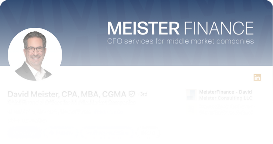 David Meister, CPA, MBA, CGMA extra image
